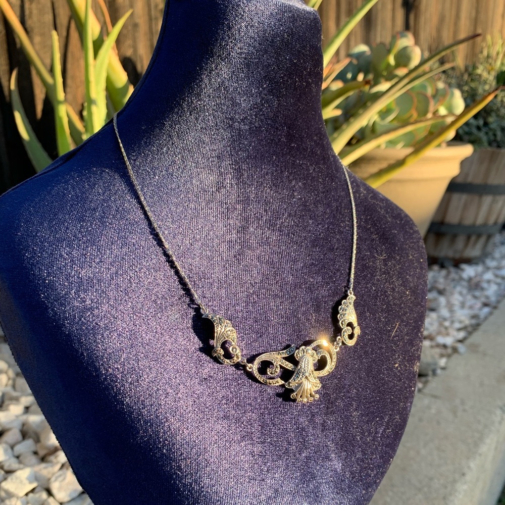 1930’s Art Deco Sterling Silver Necklace